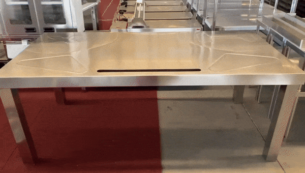 HX Inox Steel Workbench