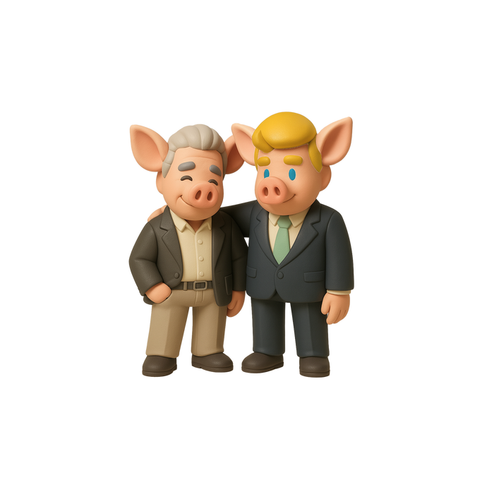 ThEPigs: When Satire Becomes Sculpture