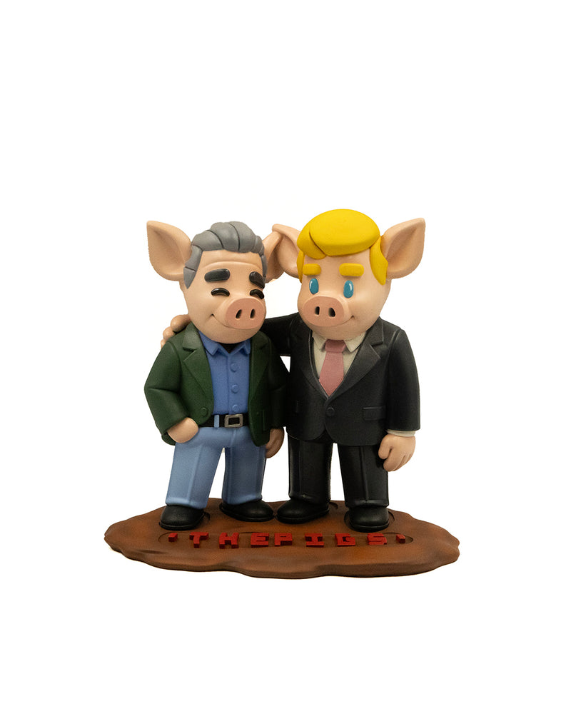 "ThEPigs" Sculpture + Tote Bag